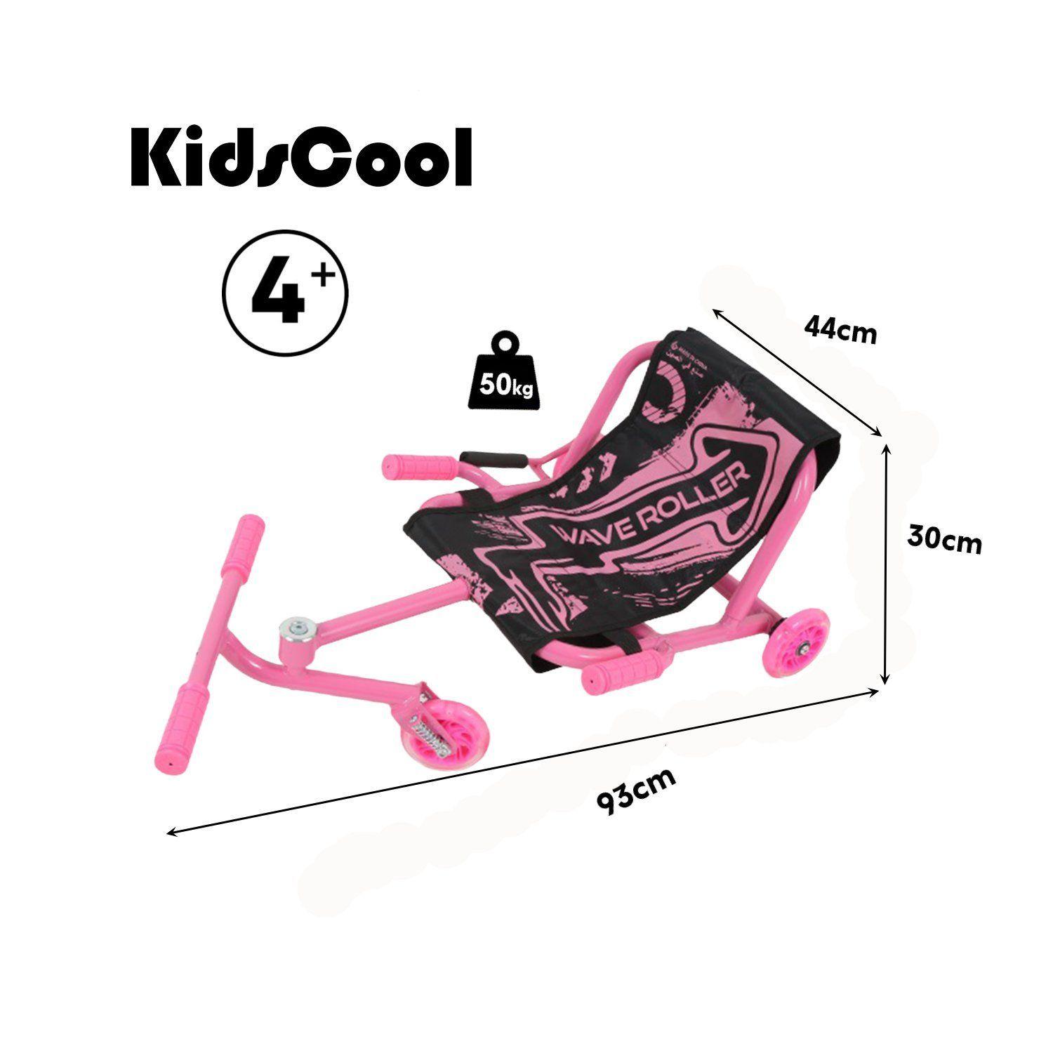 Easy Roller Con Luces Kidscool Rosado Wave Roller-6