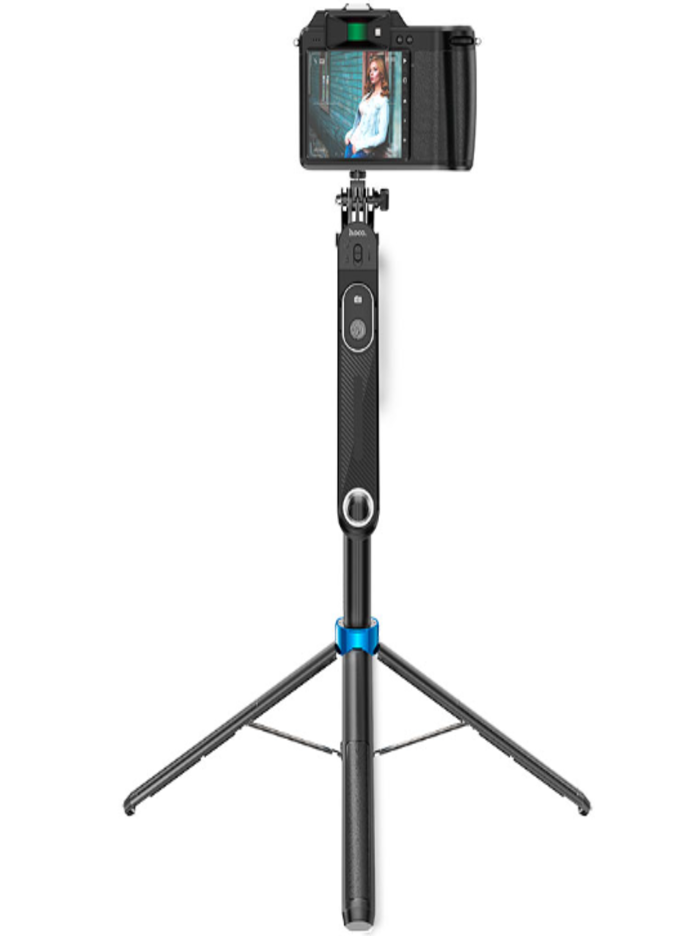 Soporte Tripode 175cms Baston Selfie para Celular y Camaras Hoco-3