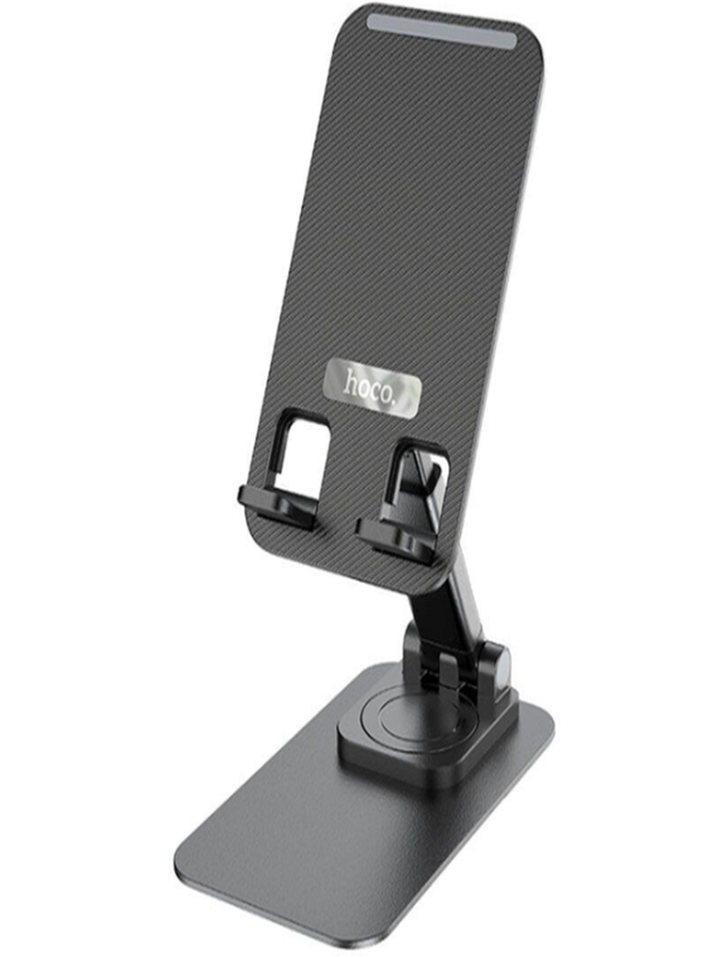 Soporte Escritorio Plegable Giratorio para Celular Hoco PH50 Negro-0