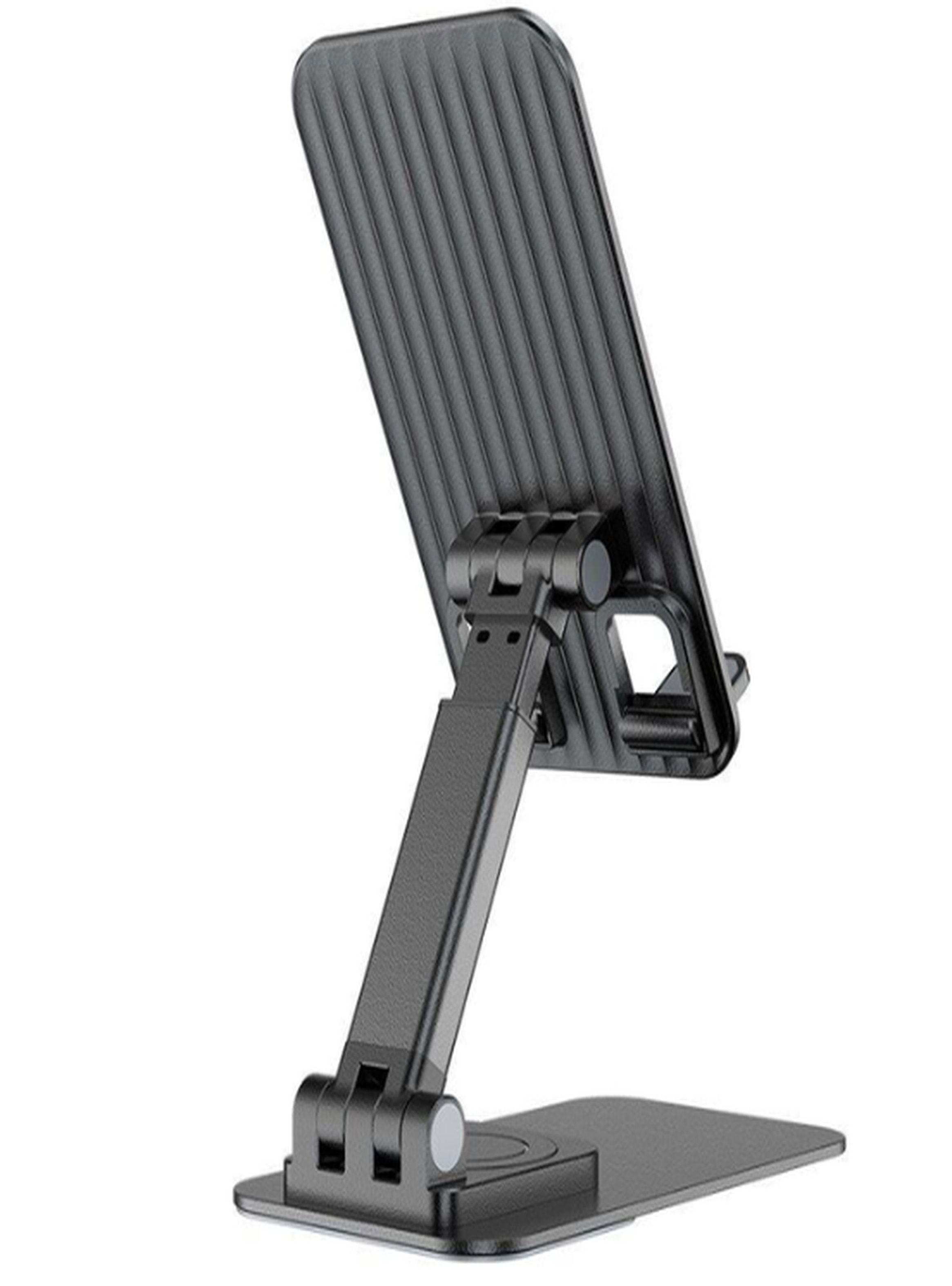 Soporte Escritorio Plegable Giratorio para Celular Hoco PH50 Negro-1