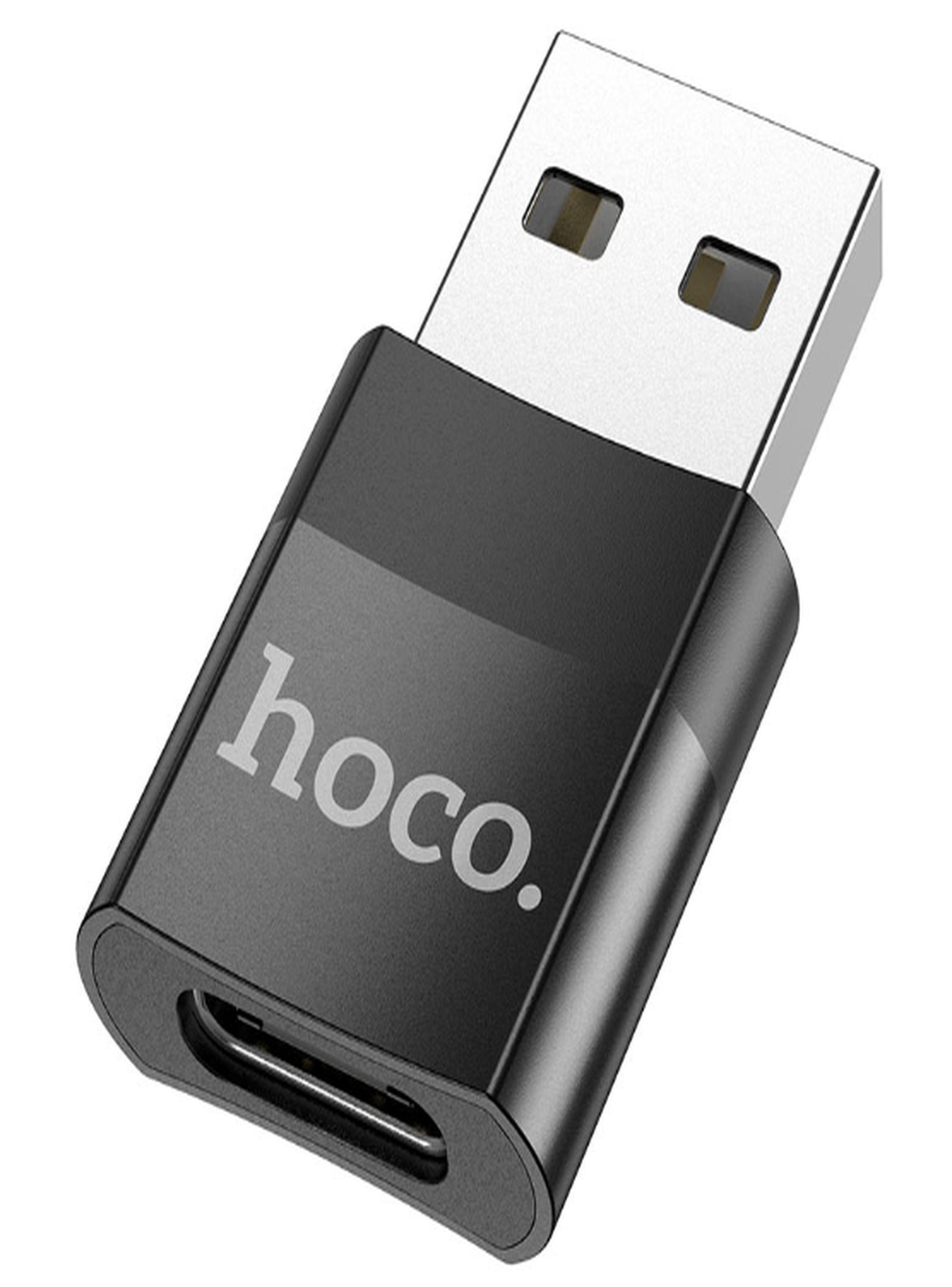 Adaptador USB Macho a USB C Hembra Hoco UA17-0