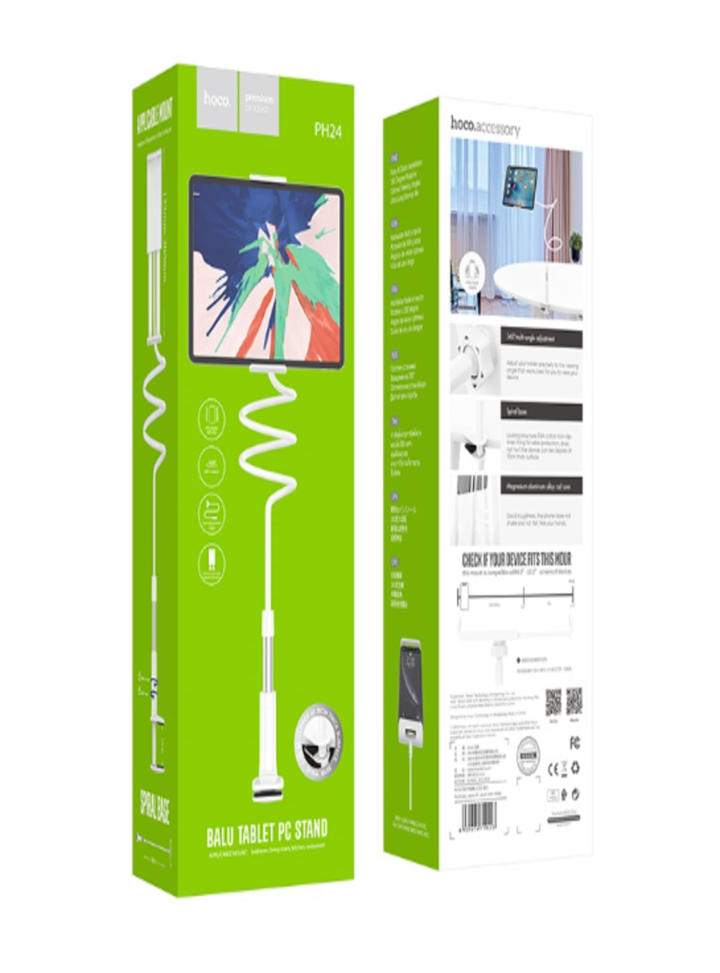 Soporte Flexible Para Tablet Hoco PH24 Blanco-2