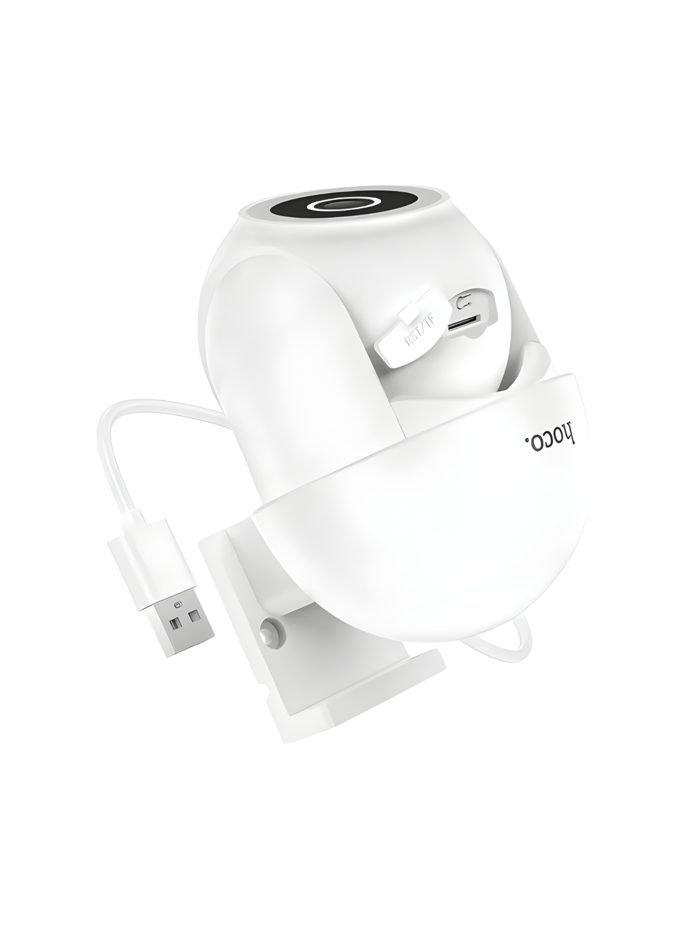 Camara Vigilancia PTZ HD para Exterior Hoco D2 Blanco-1