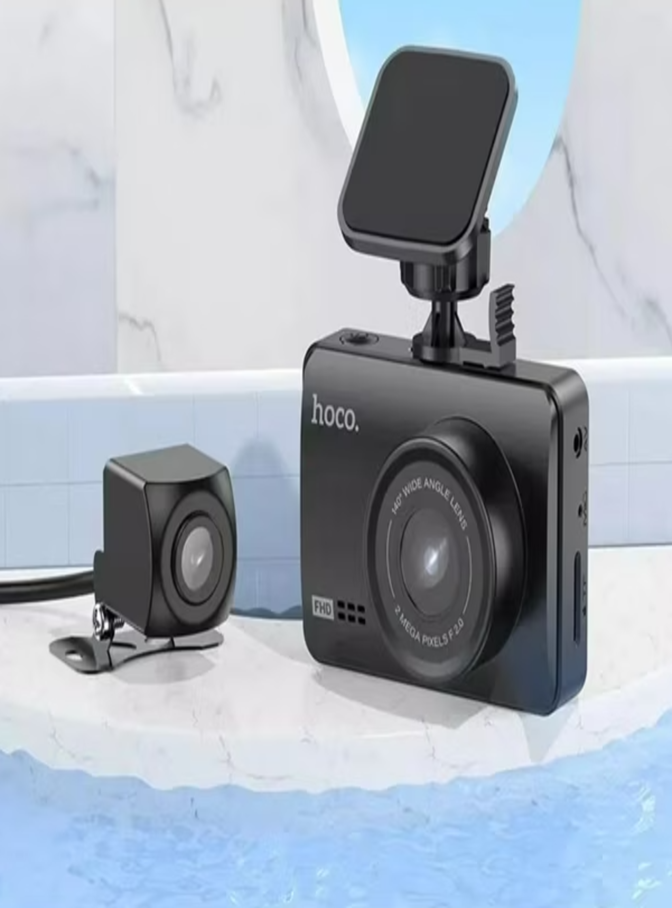 Camara De Auto Hoco Dv2 Wifi Dash Cam Full Hd 1080p Negro-3