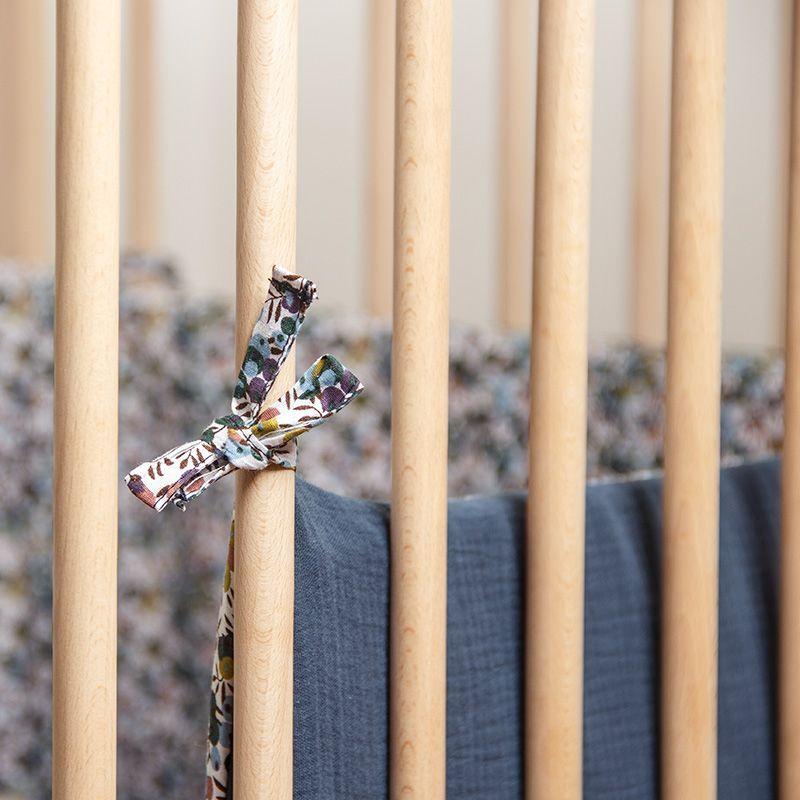 Protector de cuna muselina en algodón orgánico -2