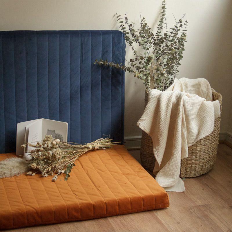 Colchoneta eco-terciopelo azul marino-1