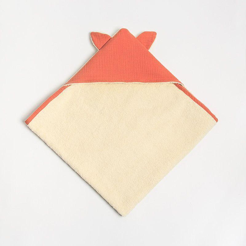 Toalla bebé muselina  en algodón orgánico 500gsm-0