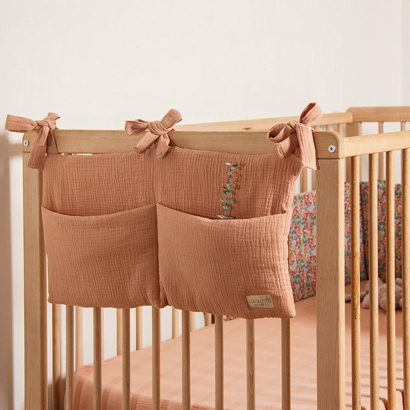 Organizador de cuna muselina  algodón orgánico -1