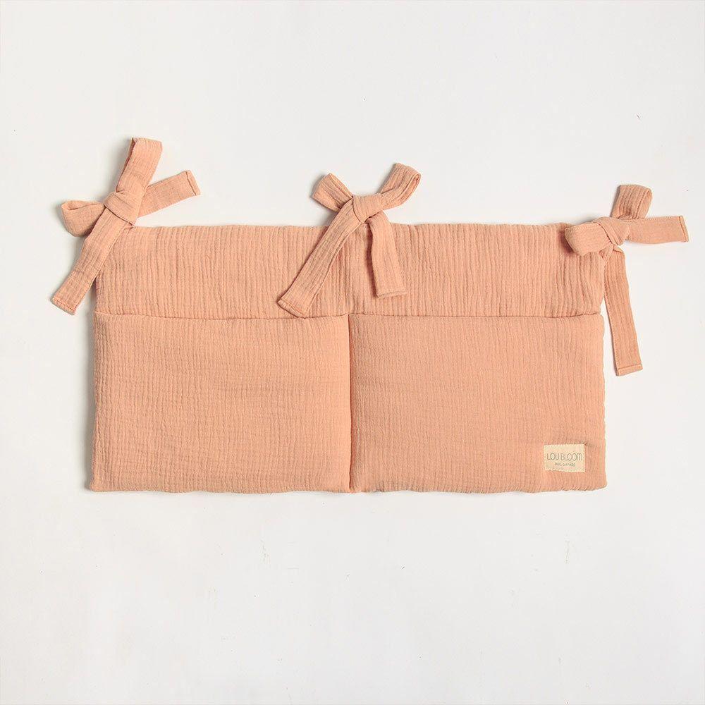 Organizador de cuna muselina  algodón orgánico -0