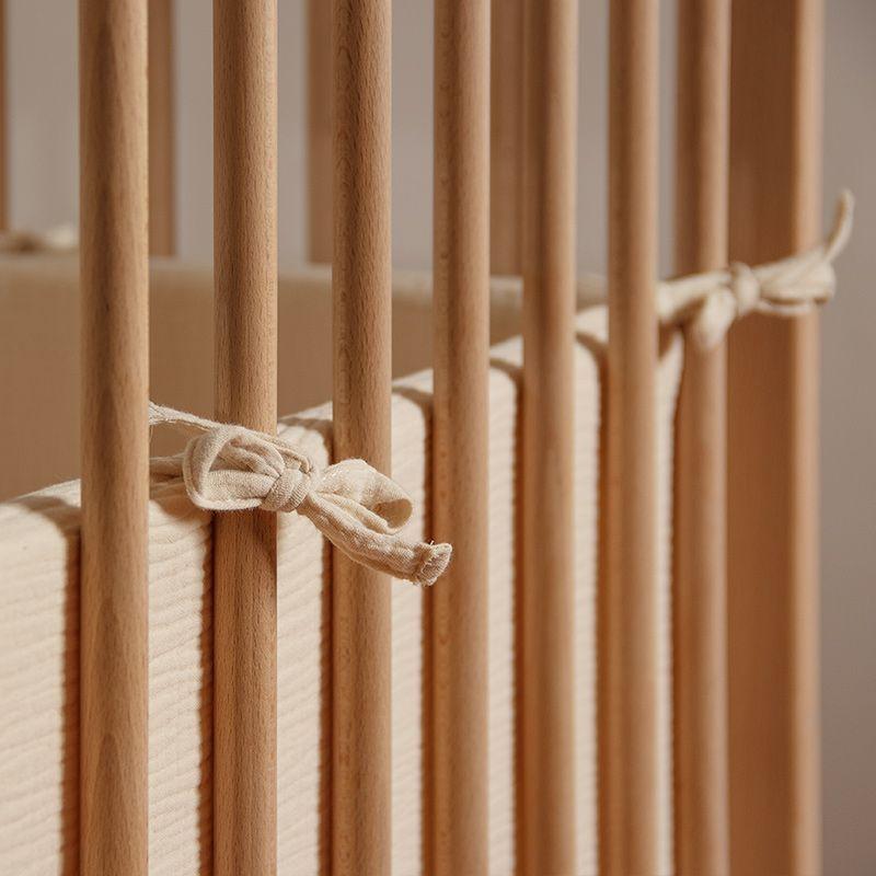 Protector de cuna muselina  en algodón orgánico -1