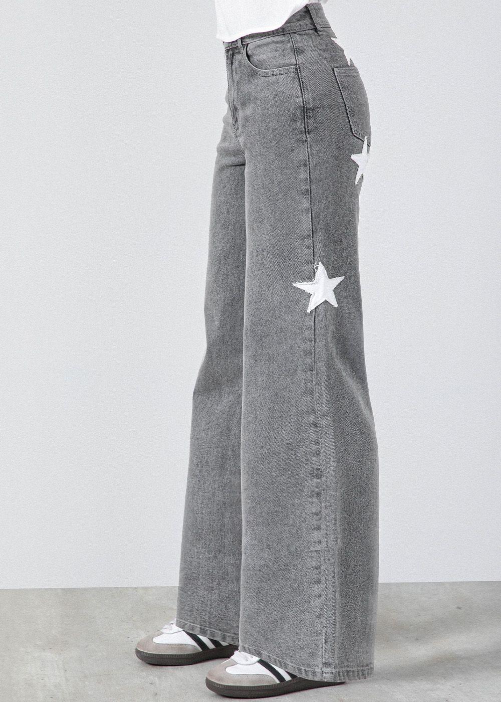 Pantalón Multi Estrellas Gris Mujer Raindoor-0