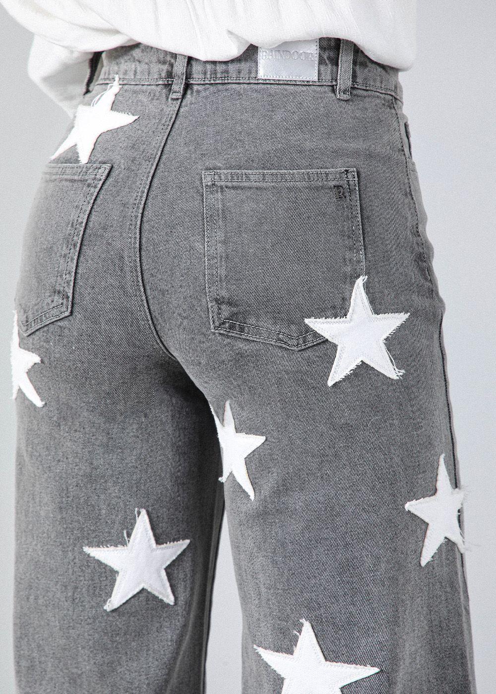 Pantalón Multi Estrellas Gris Mujer Raindoor-2