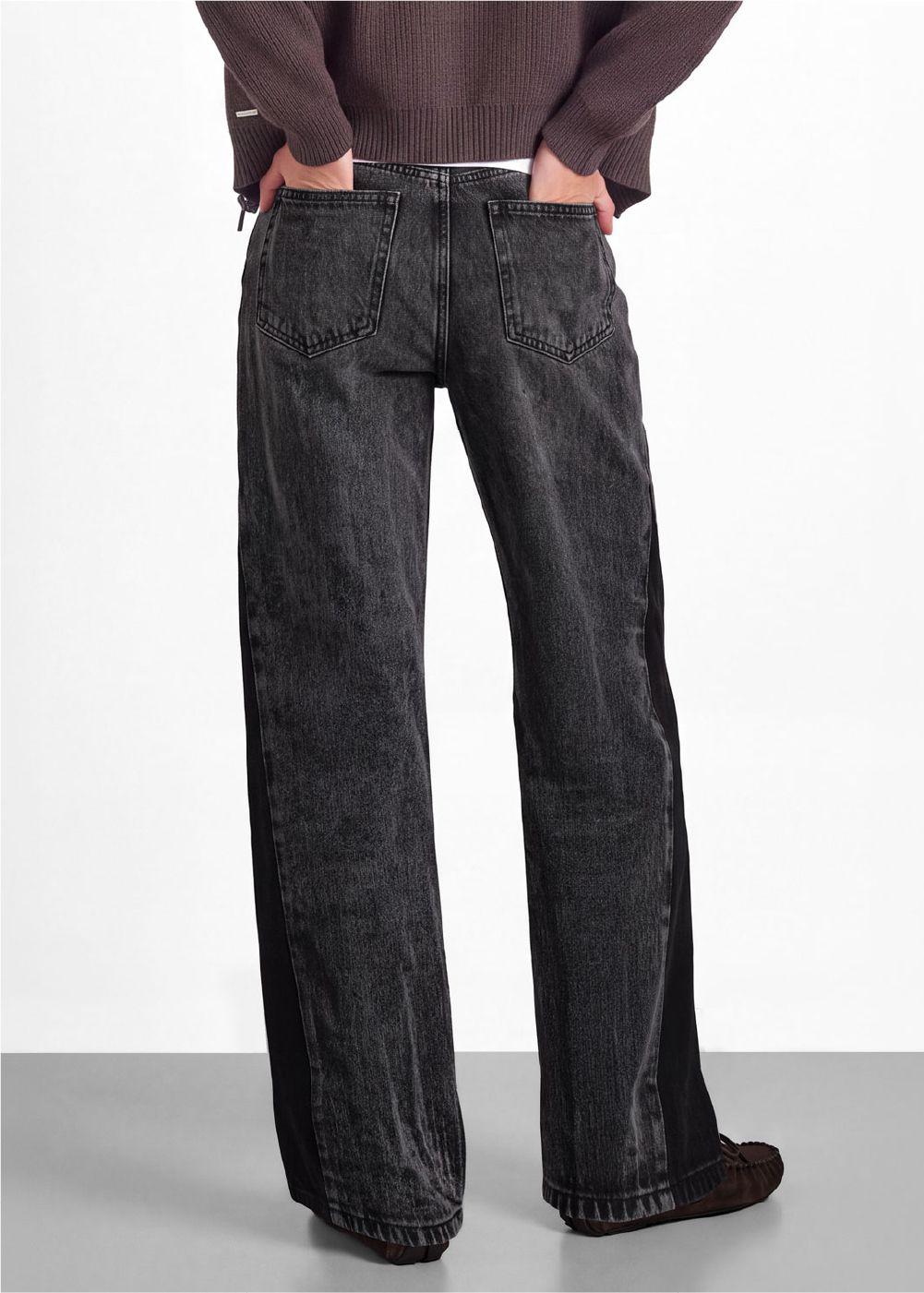 Pantalon Bicolor Gris Mujer Raindoor-4