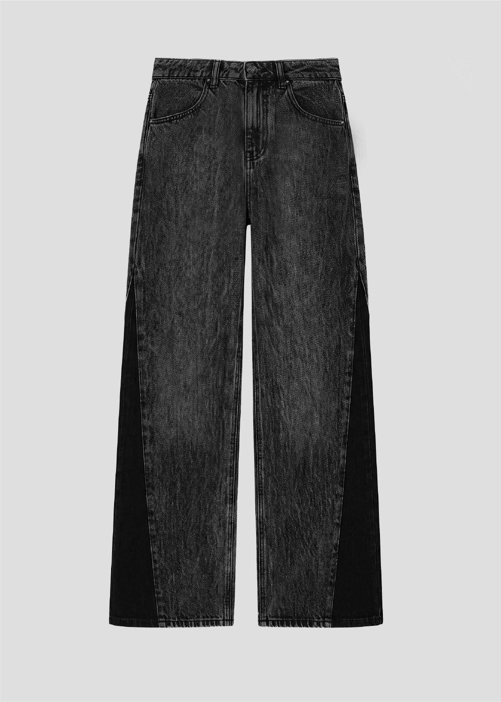 Pantalon Bicolor Gris Mujer Raindoor-5