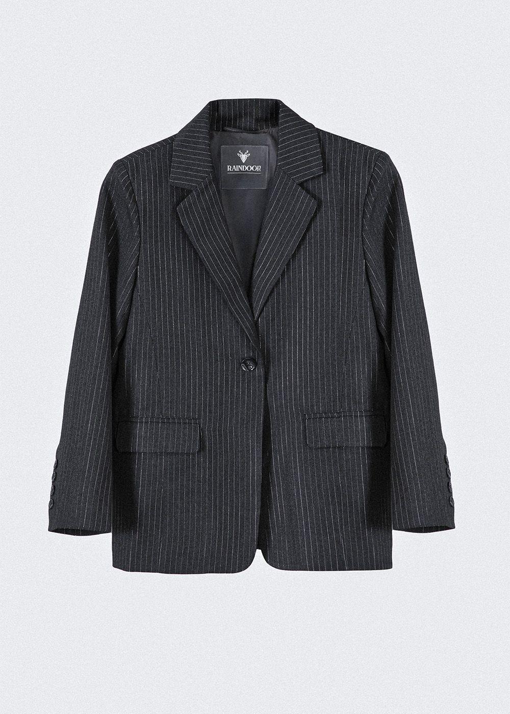 Blazer Raya Lurex Gris Mujer Raindoor-6