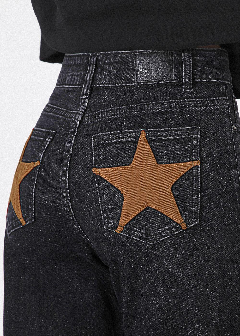 Pantalón Straight Estrellas Mujer Raindoor-1