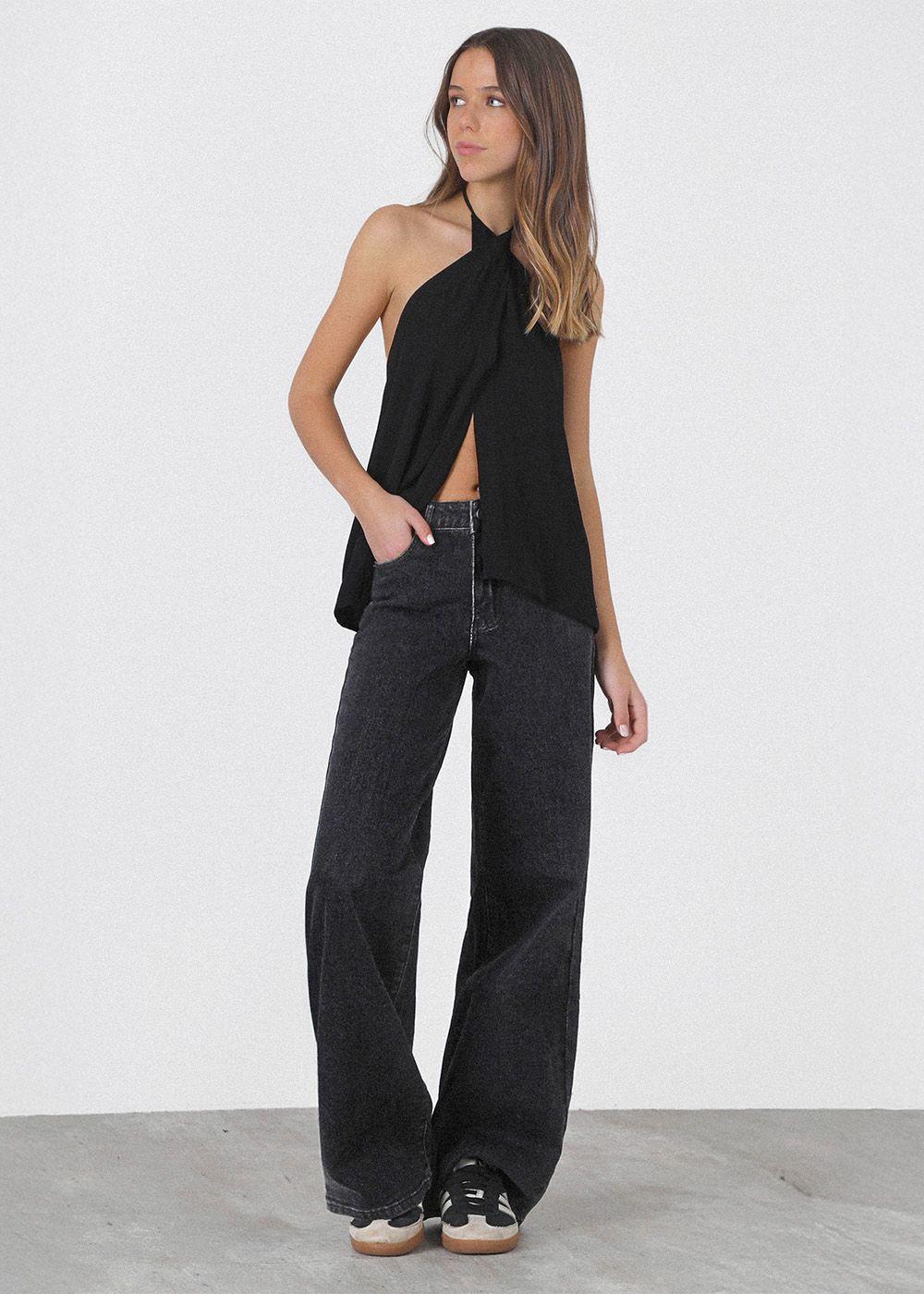 Pantalón Straight Estrellas Mujer Raindoor-2