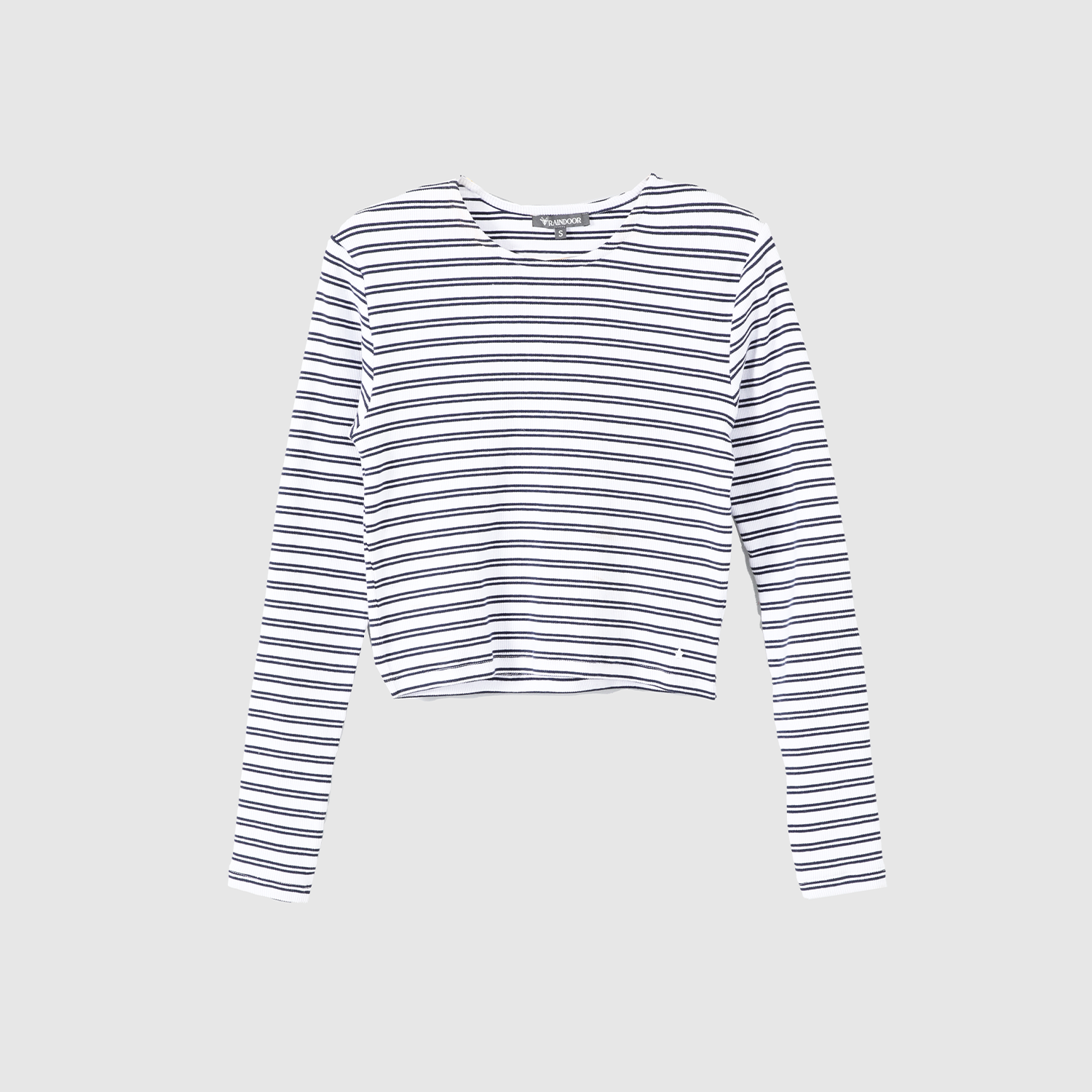 Polera Manga Larga Lineas Blanco Mujer Raindoor-5