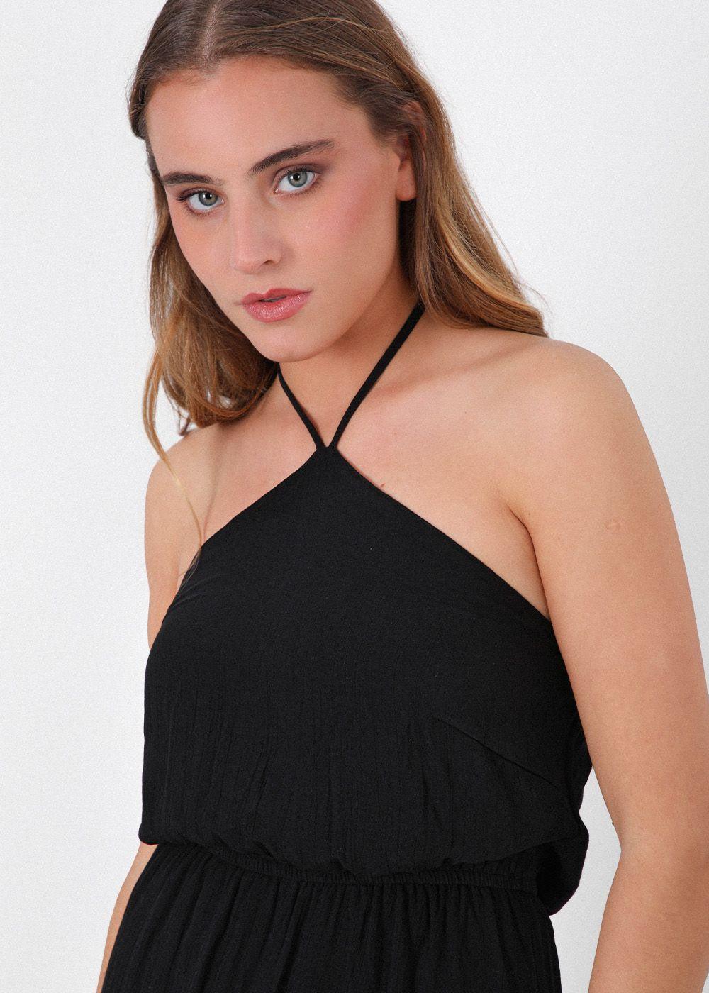 Enterito Halter Negro Mujer Raindoor-1