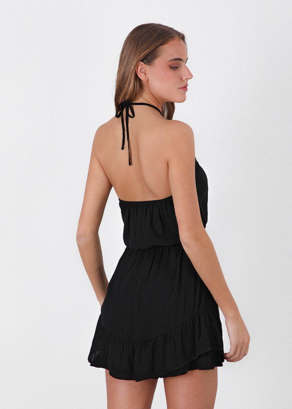 Enterito Halter Negro Mujer Raindoor-3