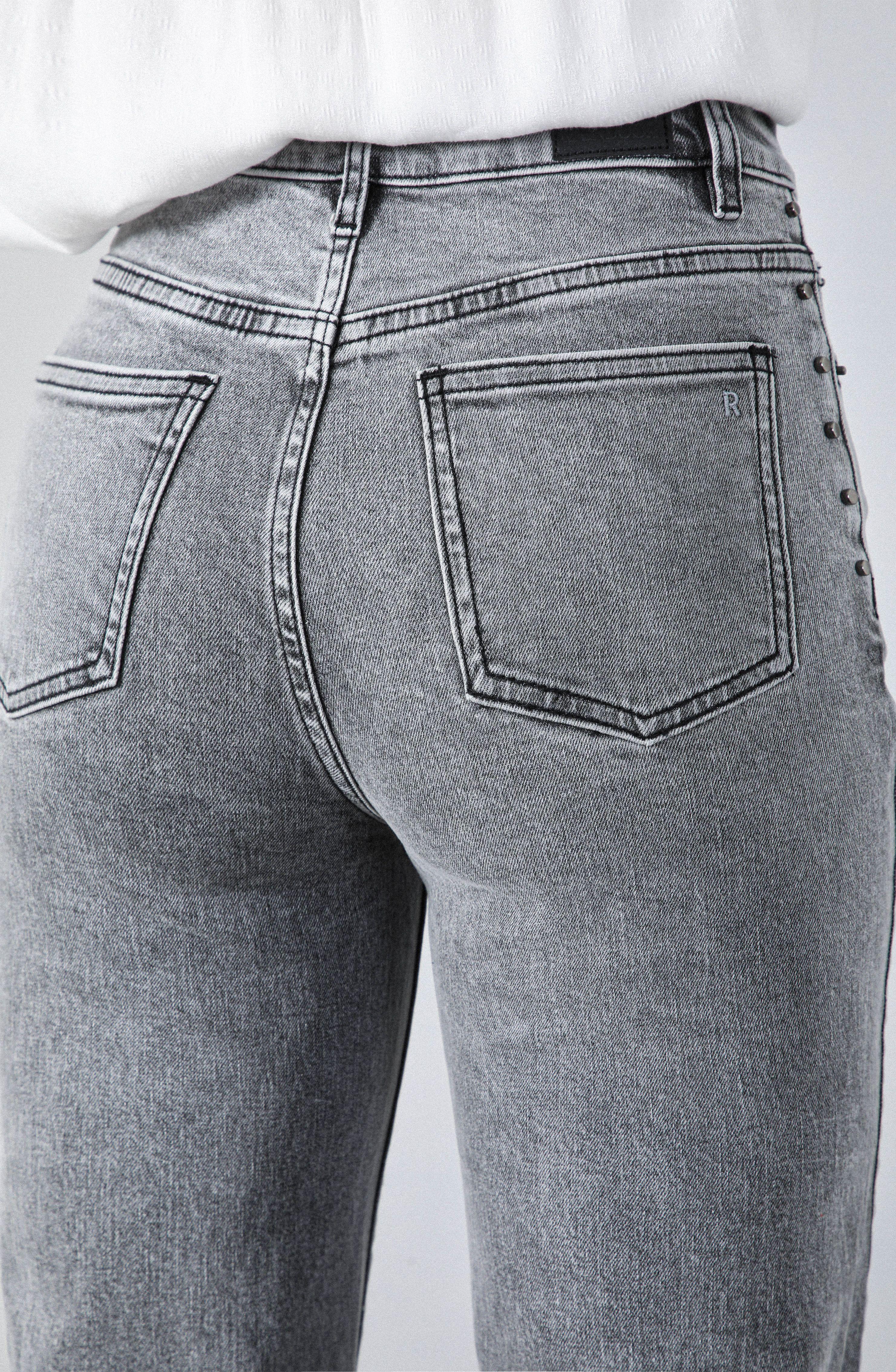 Pantalón Slim Mom Andorra Gris R Mujer Raindoor-4