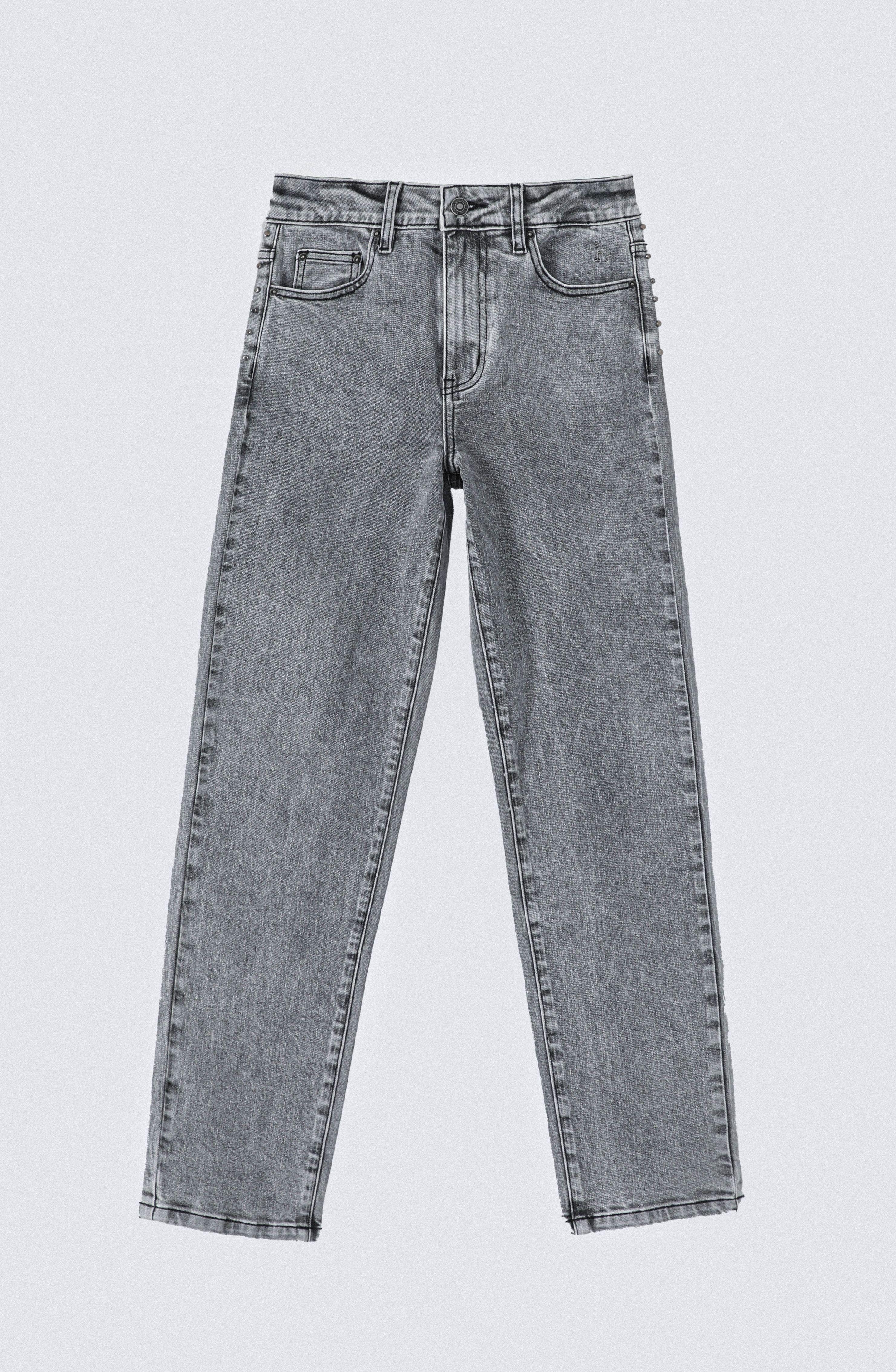 Pantalón Slim Mom Andorra Gris R Mujer Raindoor-5