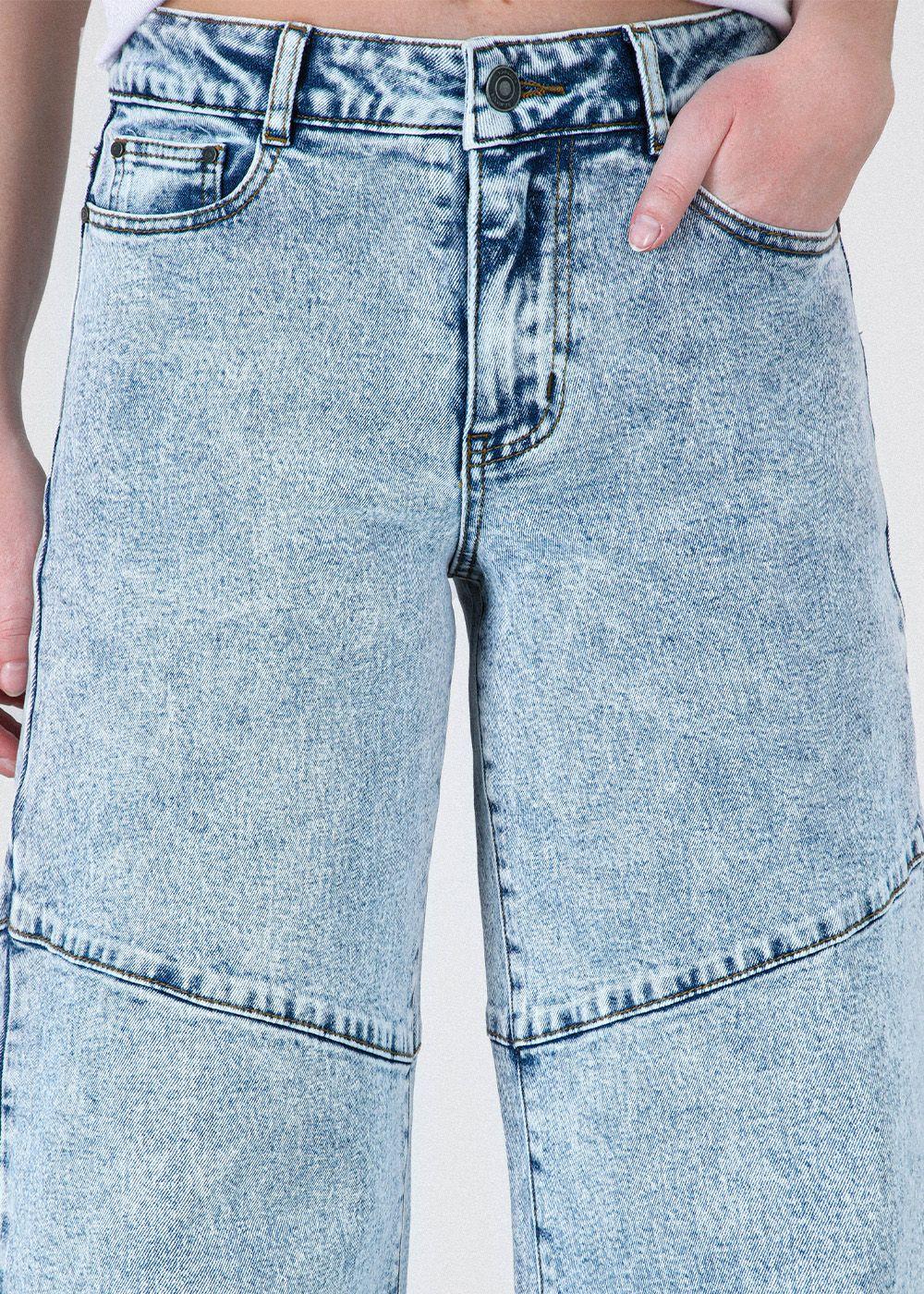 Pantalón Costuras Azul Mujer Raindoor-1
