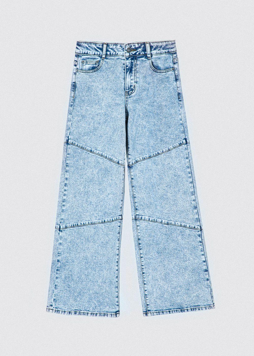Pantalón Costuras Azul Mujer Raindoor-5