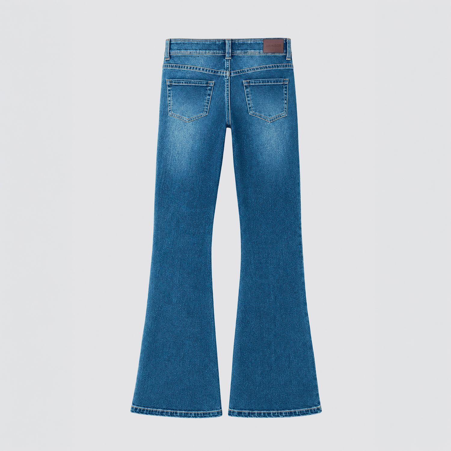 Pantalon Pretina Botones Azul Mujer Raindoor-5