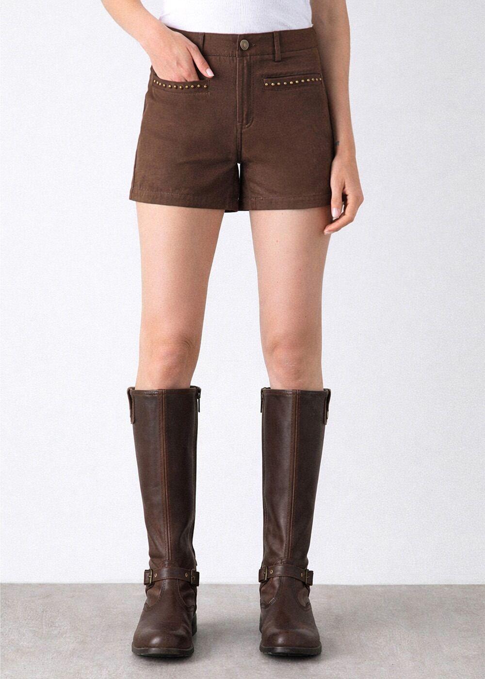 Short tachas Café Mujer Raindoor-2