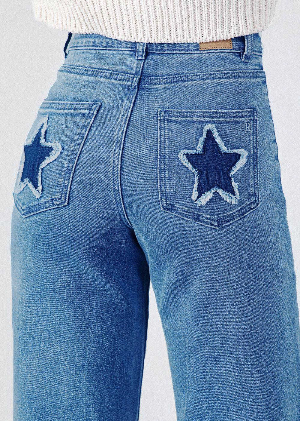 Pantalón Multi Estrellas Azul Mujer Raindoor-3
