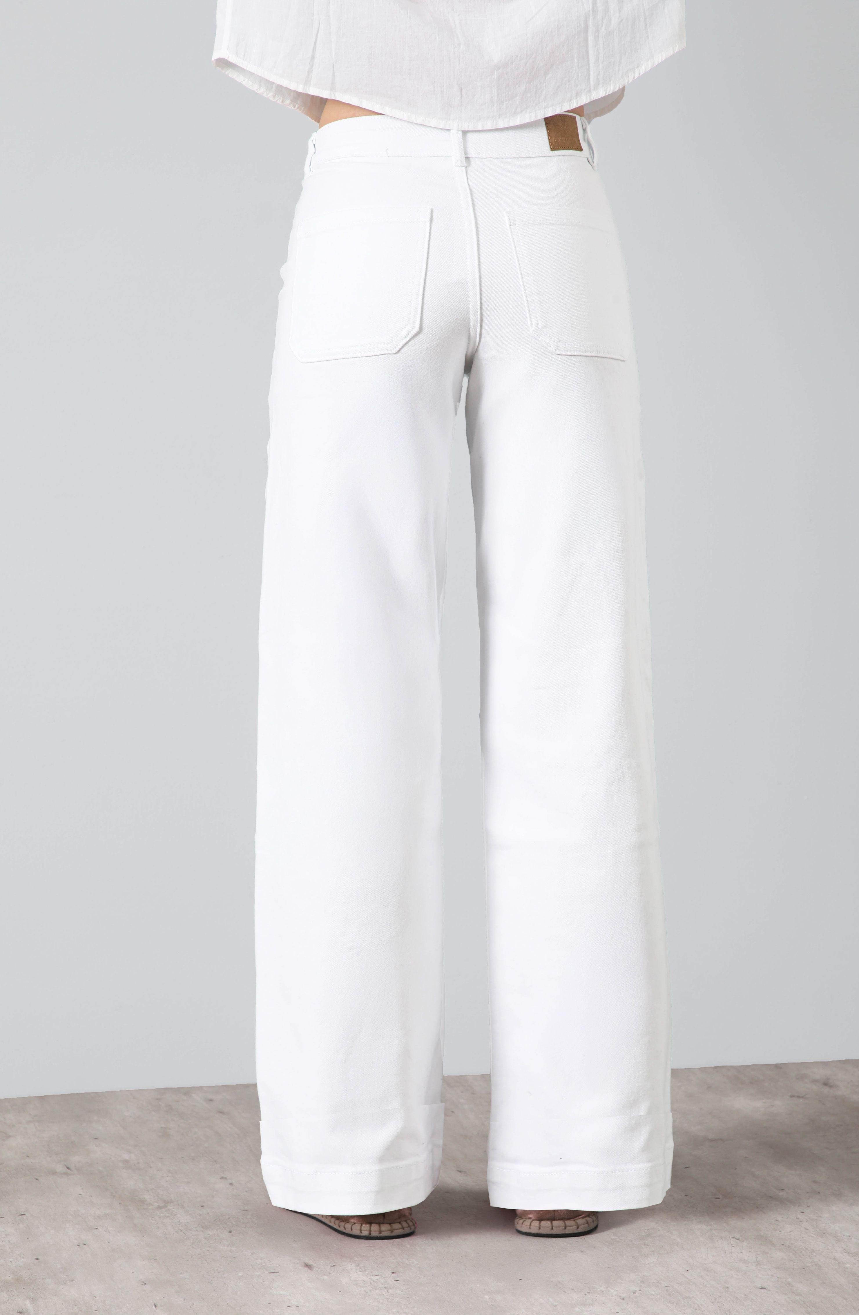 Pantalón Flores Tachas Wide Leg Mujer Raindoor-2