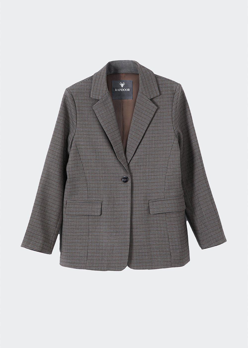 Blazer Tejido Café Mujer Raindoor-5