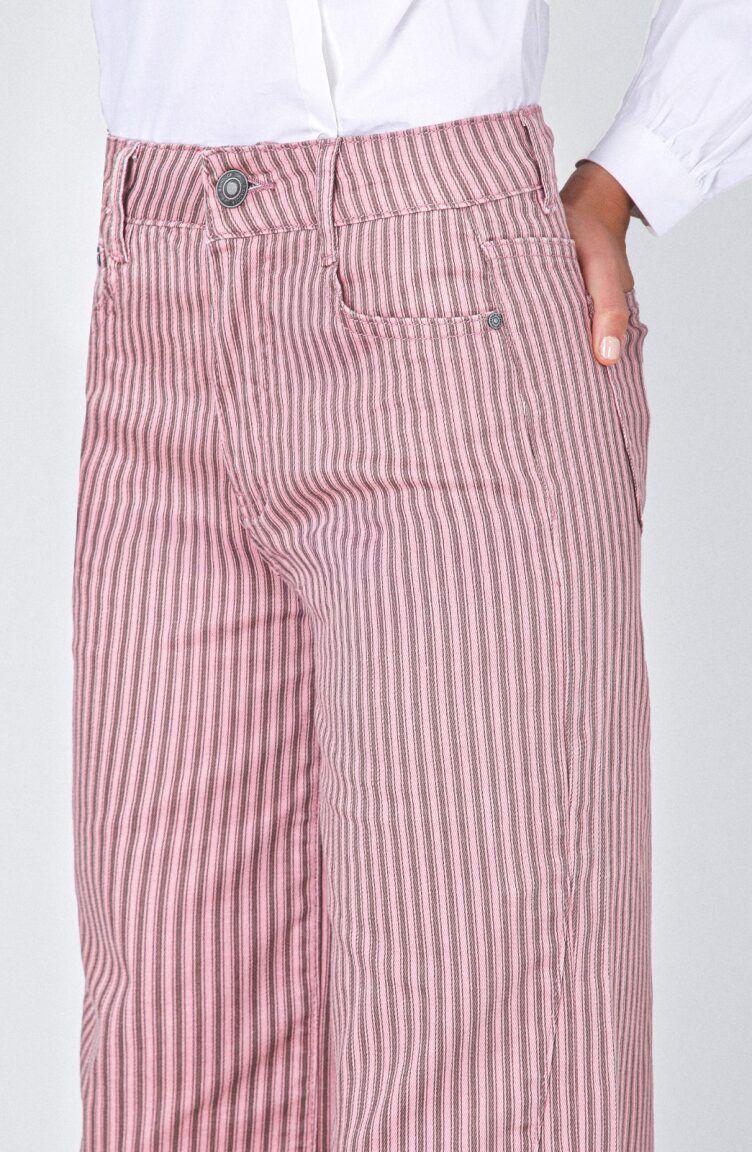 Pantalón Rayas Rosado Mujer Raindoor-0