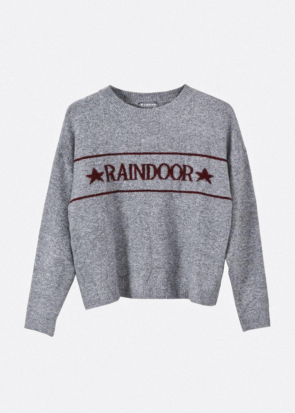 Sweater Logo Gris Mujer Raindoor-5
