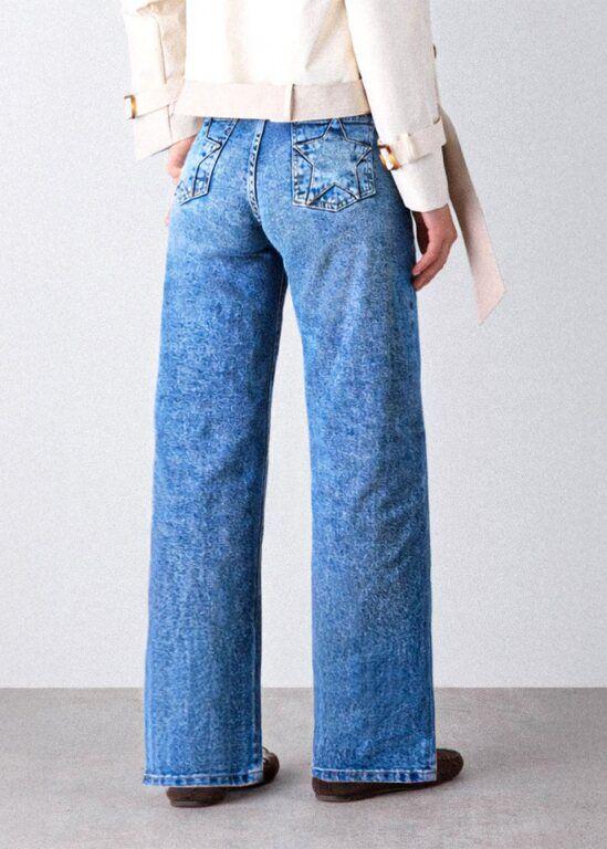 Pantalón Estrella Denim Azul Mujer Raindoor-0