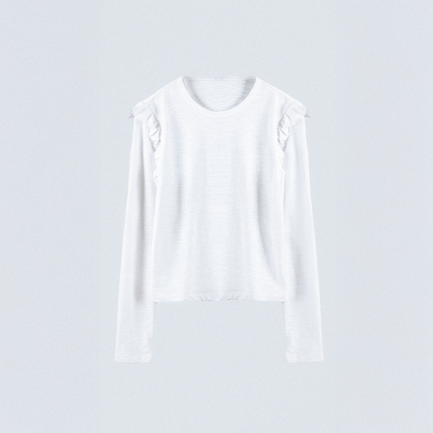 Polera Manga Larga Blanca Mujer Raindoor-4
