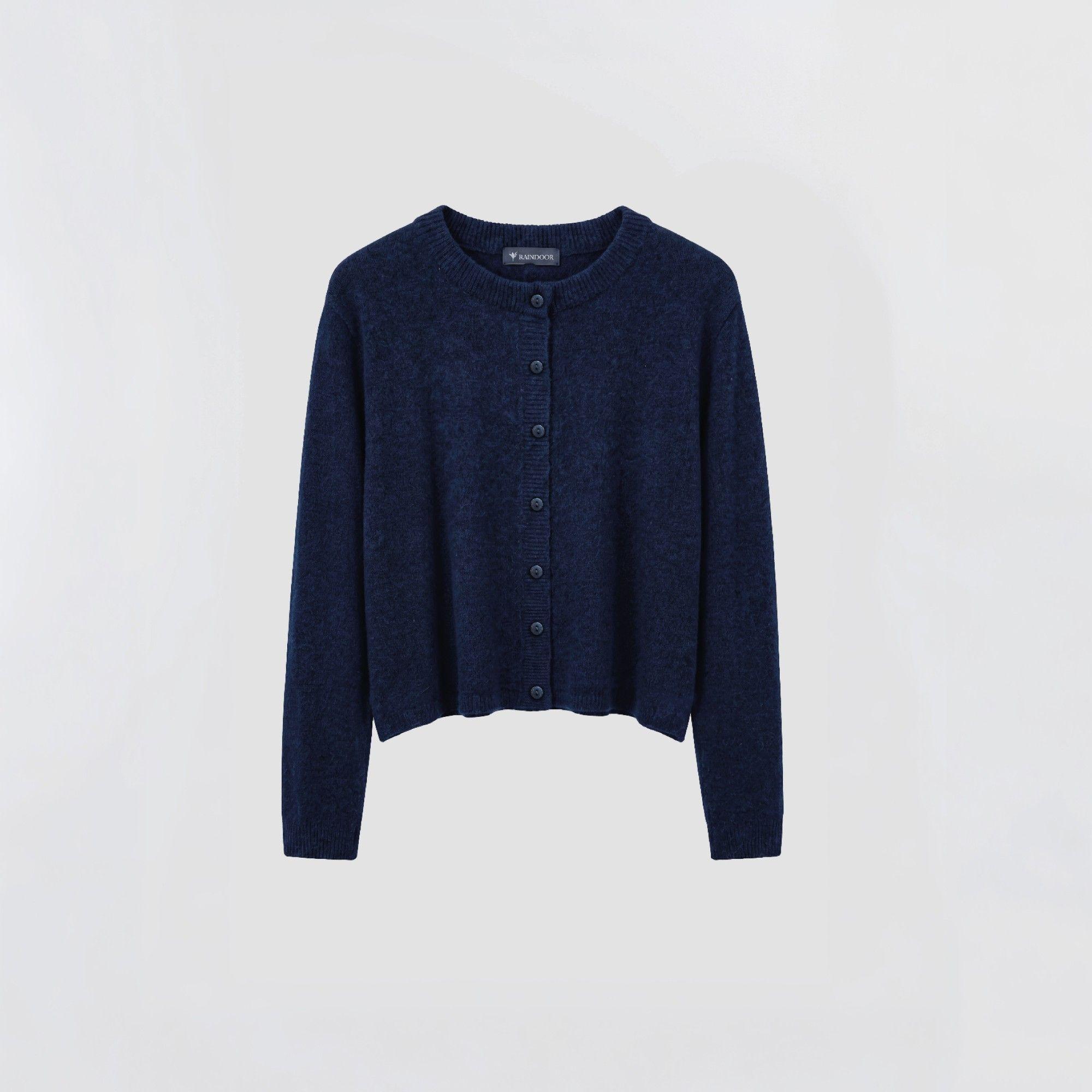 Cardigan Botones Azul Mujer Raindoor-5