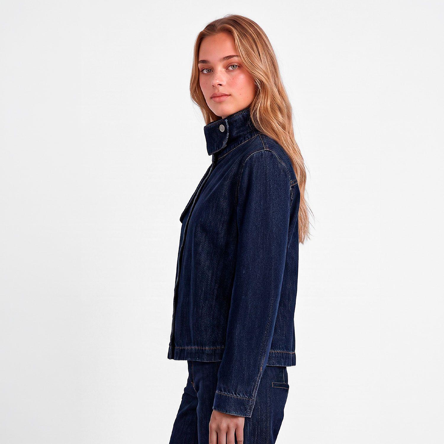 Sobre Camisa Capa Denim Azul Mujer Raindoor-2