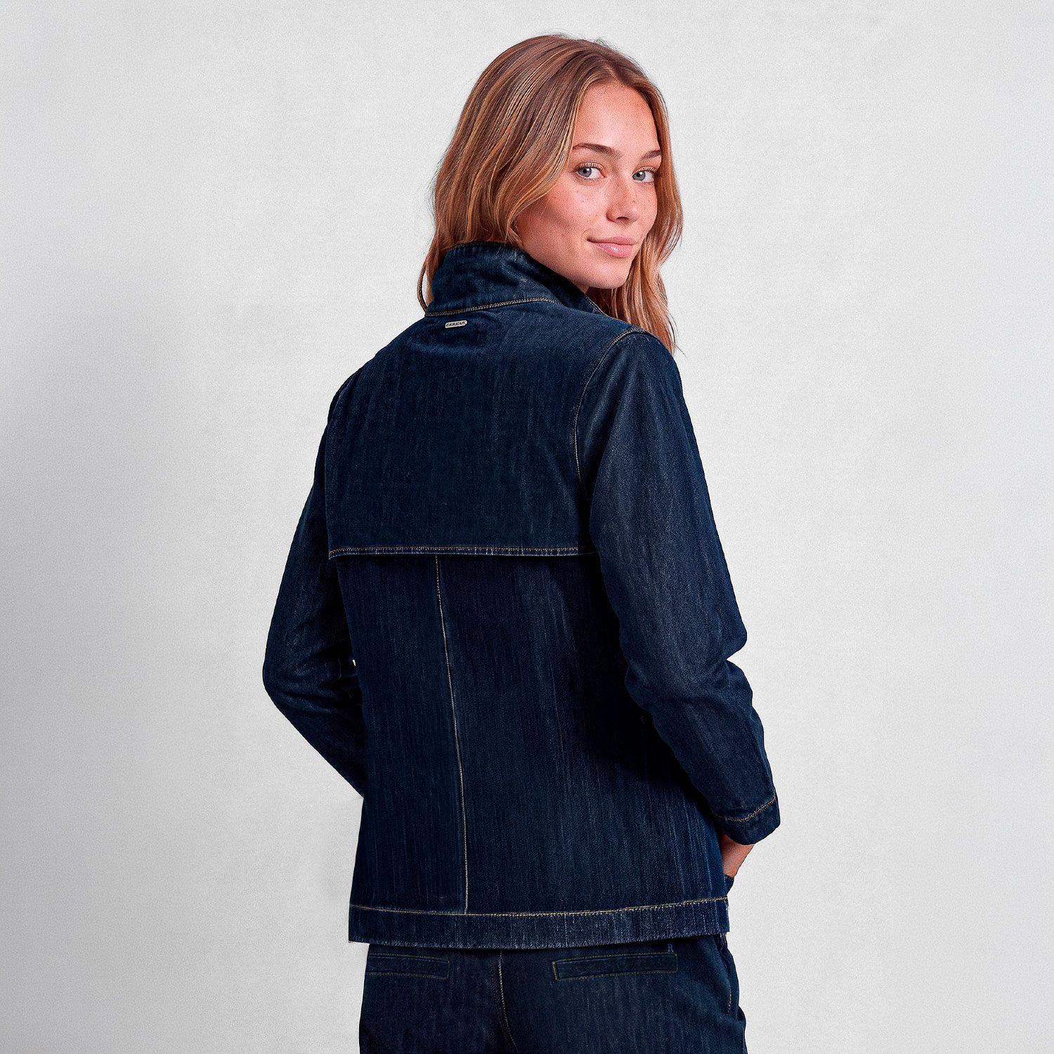 Sobre Camisa Capa Denim Azul Mujer Raindoor-3