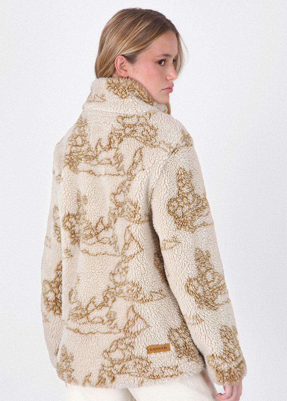 Chaqueta Chiporro Cuello Mapamundi Mujer Raindoor-1