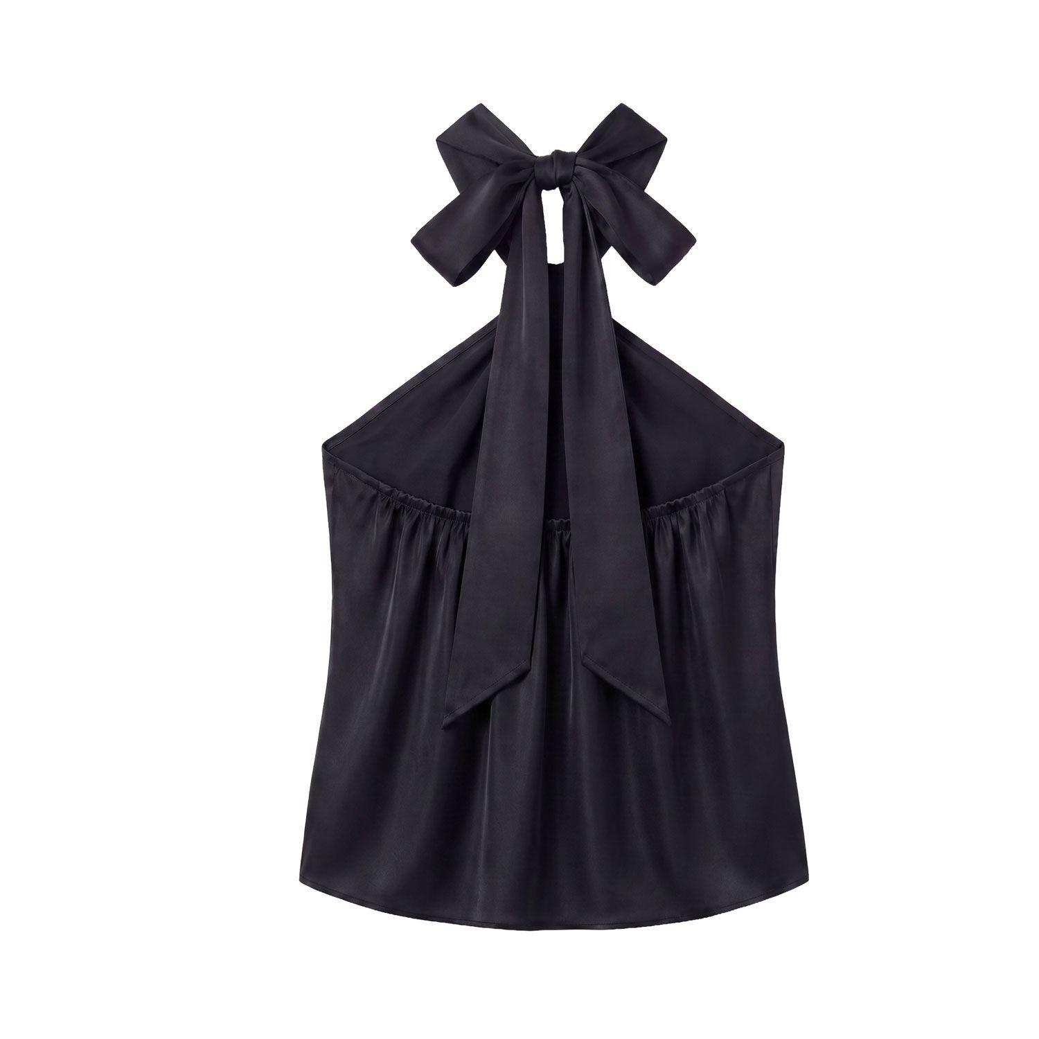 Top Halter Negro Mujer Raindoor-5