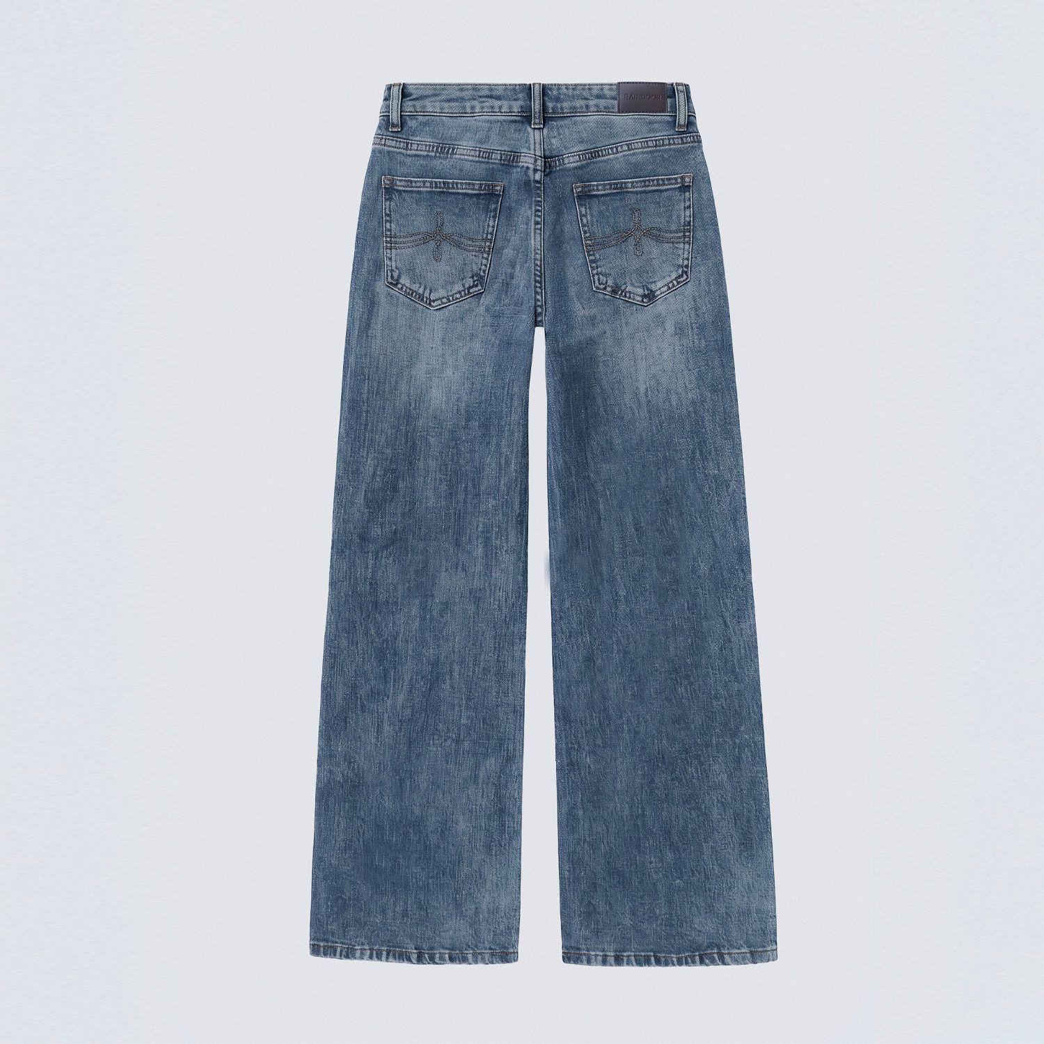 Pantalon Basico Denim Azul Mujer Raindoor-5