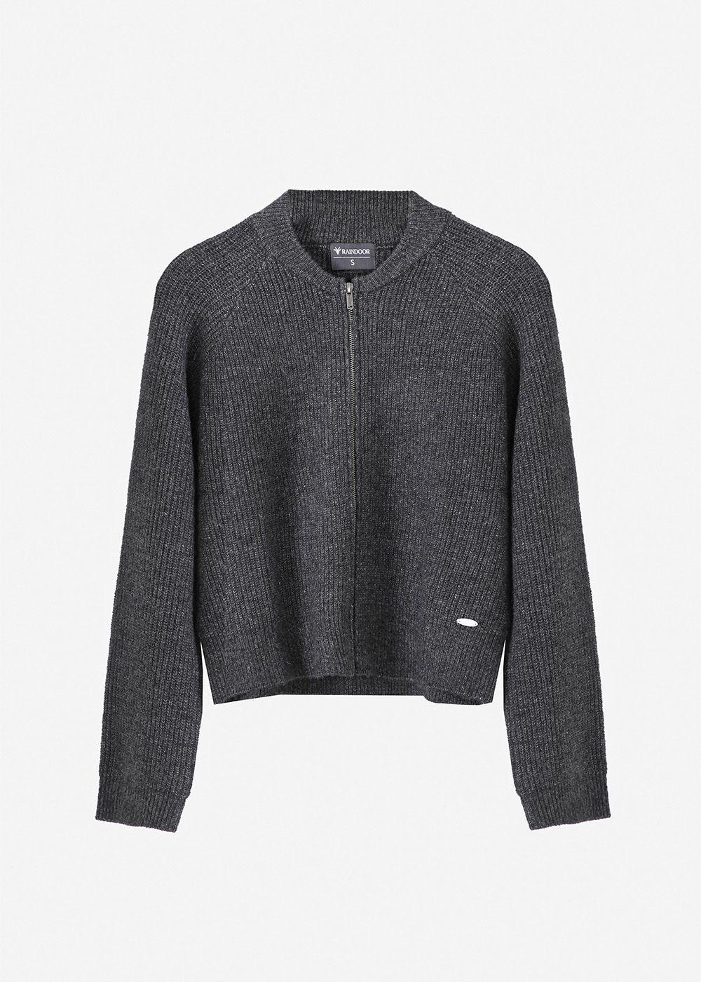 Cardigan Cuello Dark Gris Mujer Raindoor-6