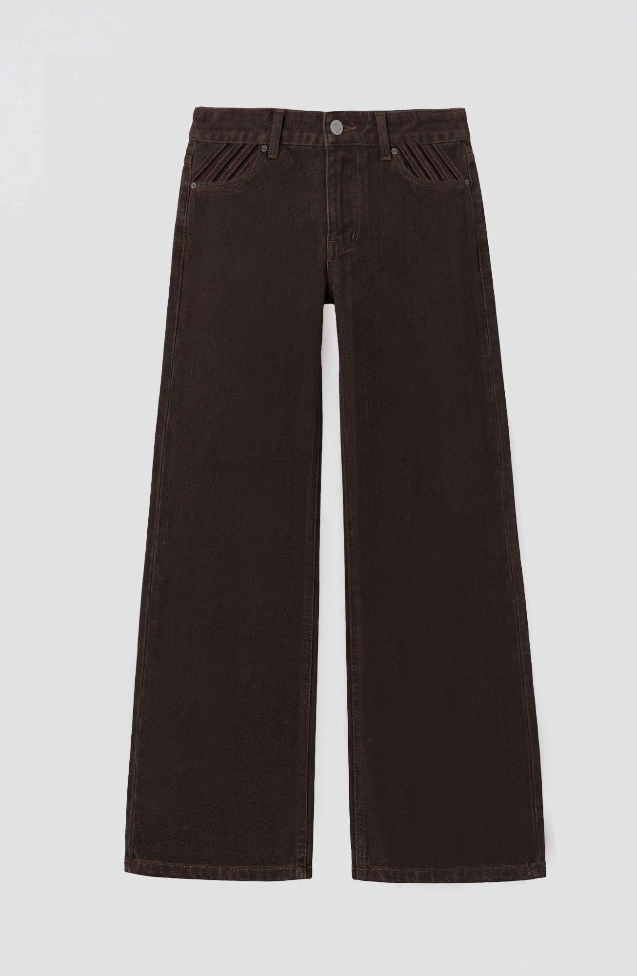 Pantalon Plisado Café Mujer Raindoor-4