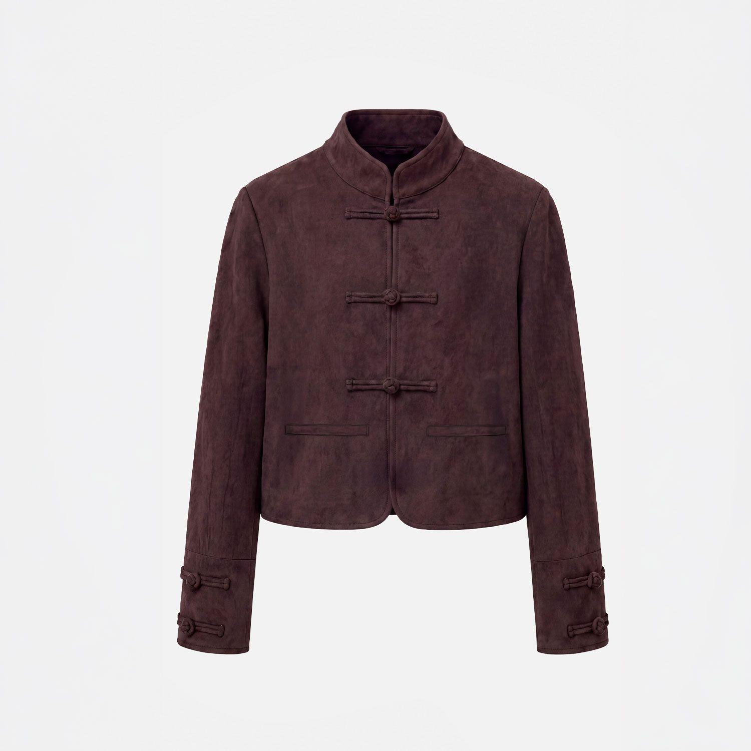 Chaqueta Suede Japo Café Mujer Raindoor-4