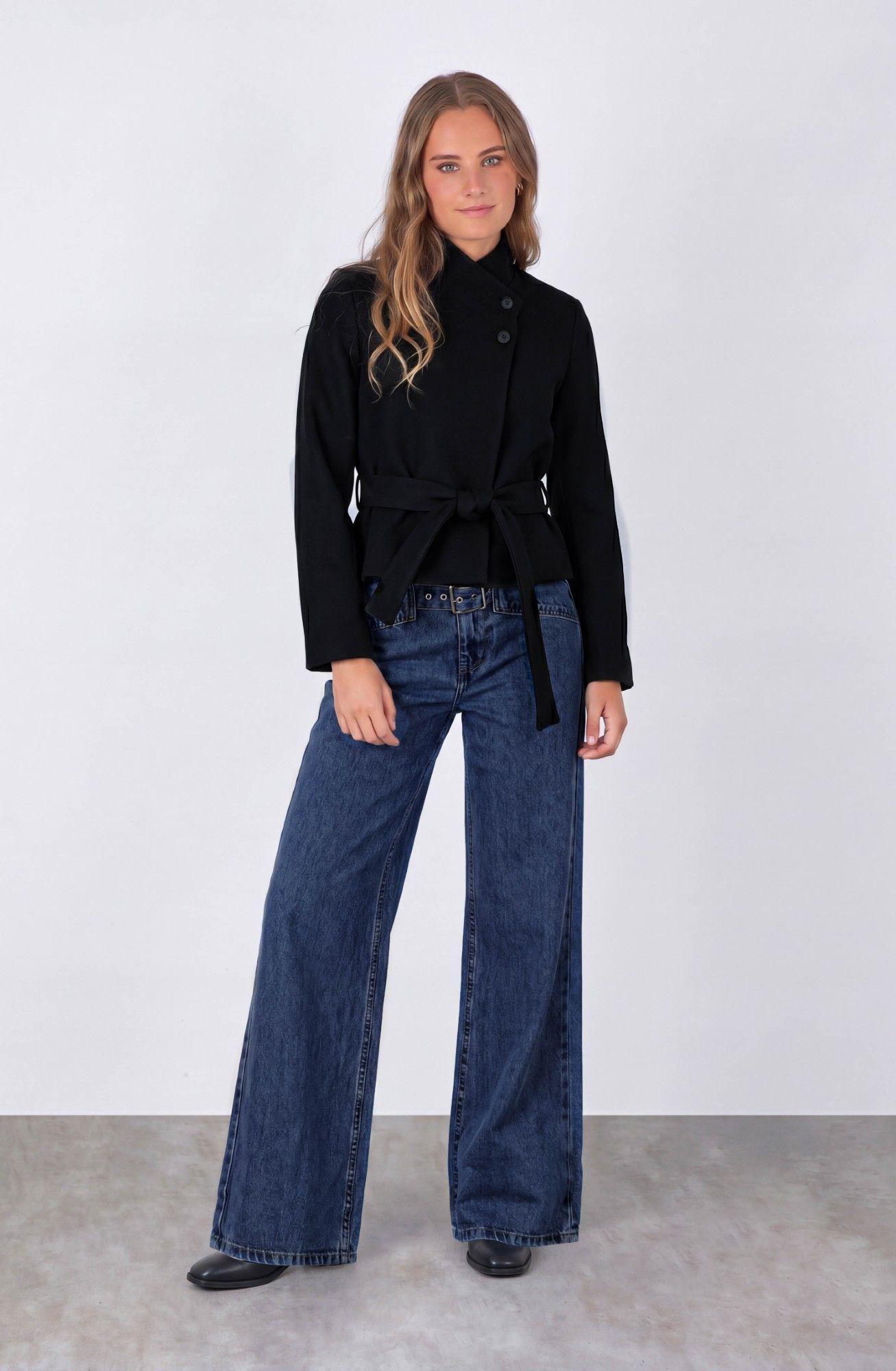Pantalon Hebilla Blue Mujer Raindoor-0