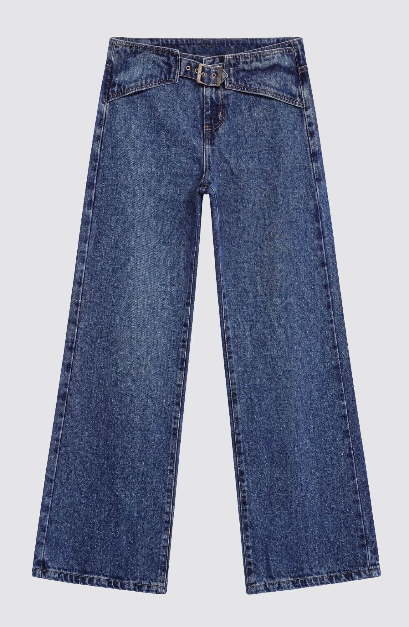 Pantalon Hebilla Blue Mujer Raindoor-5