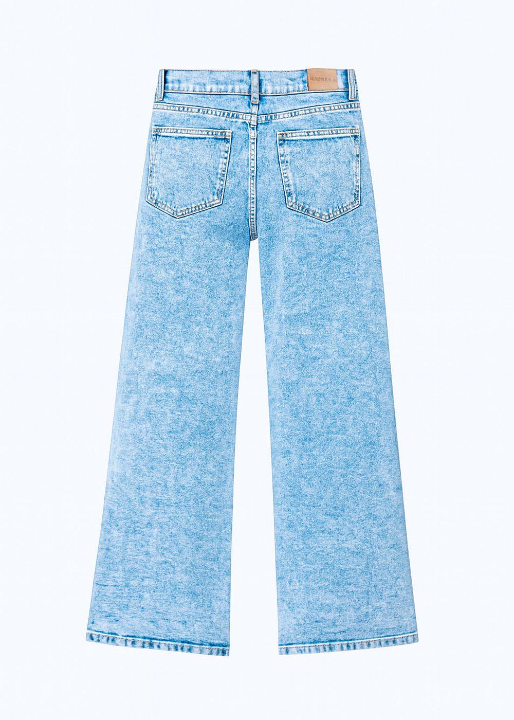 Pantalón Tiro Bajo Azul Mujer Raindoor-6