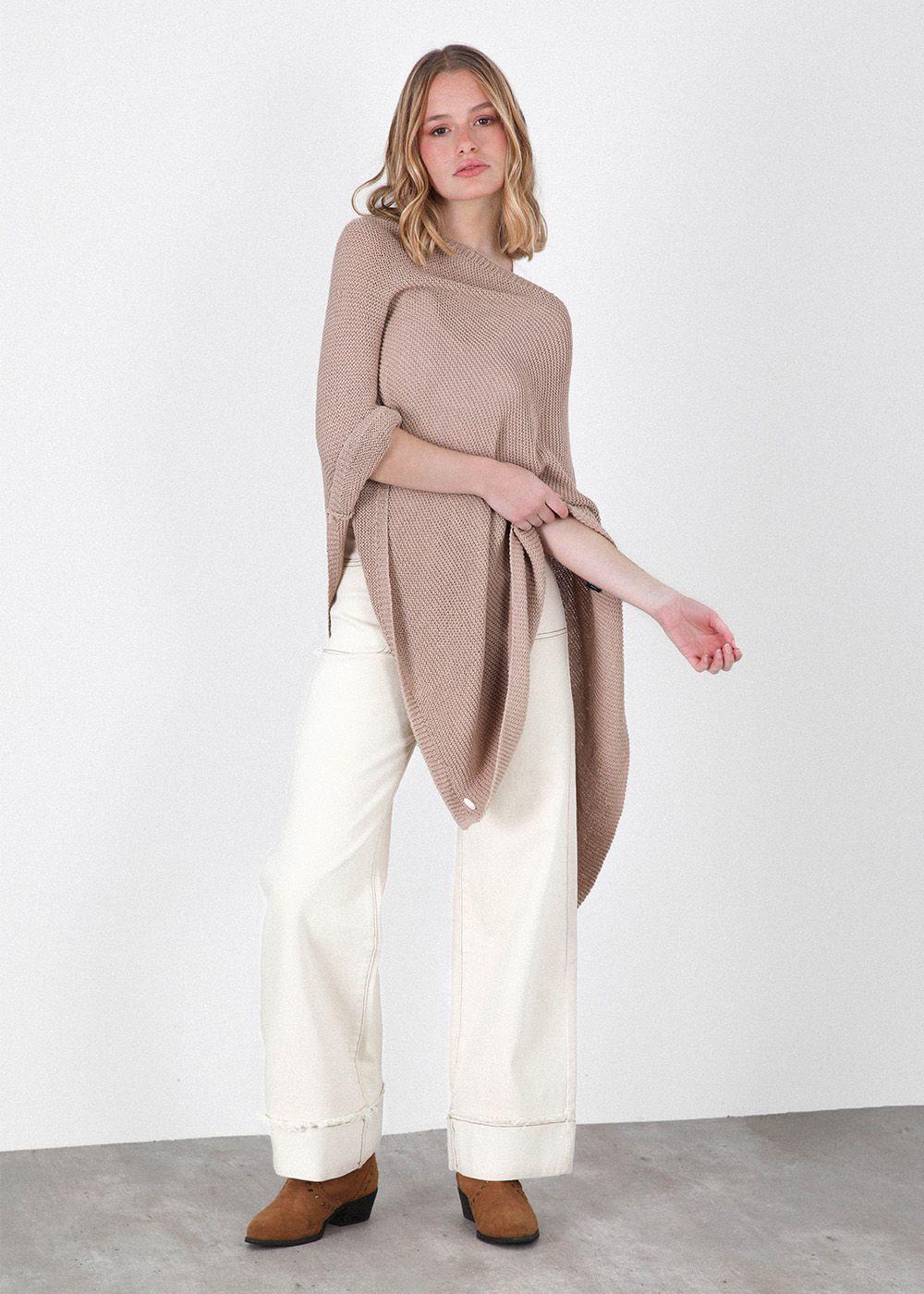 Capa Punto Beige Mujer Raindoor-2